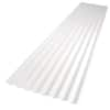 Palruf 26 In. X 12 Ft. Corrugated PVC Roof Panel In White 101339 - The ...