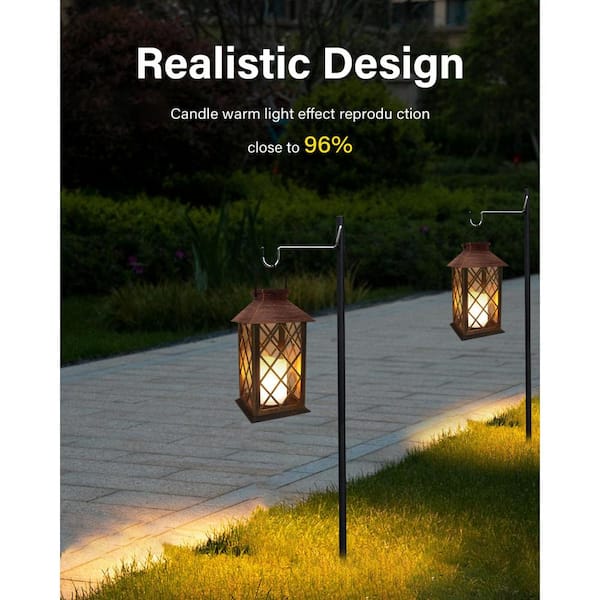 Amazon.com: KOOPER Solar Lantern Outdoor Lights, Vintage
