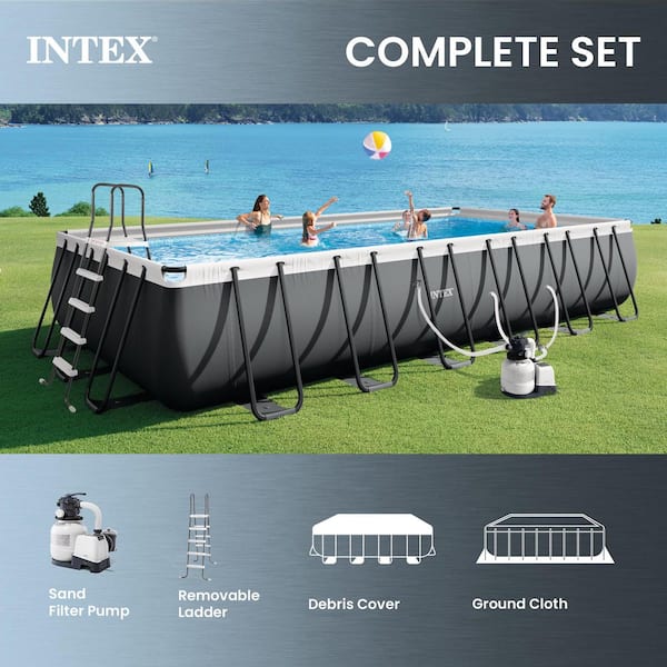 Intex Ultra XTR 24 ft. x 12 ft. Rectangular 52 in. Deep Above