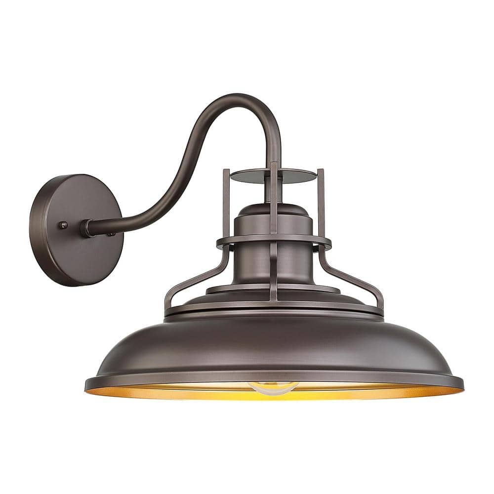 18 in. ORB Outdoor Barn Light Waterproof Wall Sconce Light with No Bulbs Included price history on PriceWatchPro