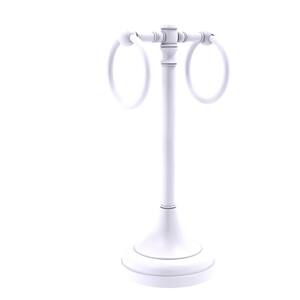 Allied Brass Carolina Collection Towel Ring Stand | Oil Rubbed Bronze Freestanding Guest Towel Holder