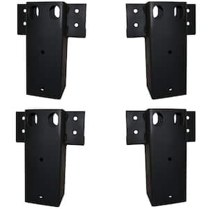 4 in. x 4 in. Straight Brackets (Set of 4)