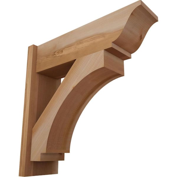 Ekena Millwork 8 in. x 24 in. x 24 in. Imperial Traditional Smooth Western Red Cedar Outlooker