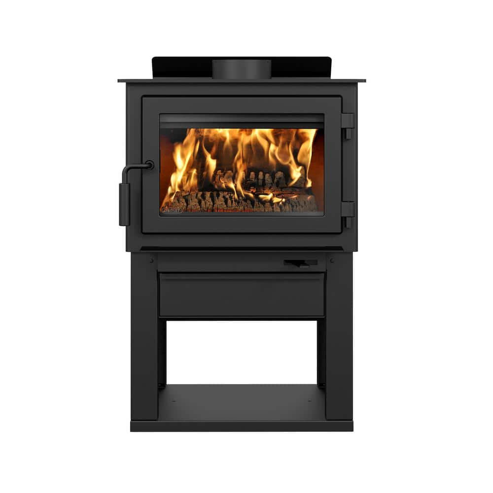 Vogelzang 800-sq ft Heating Area Firewood and Fire Logs Wood Stove at