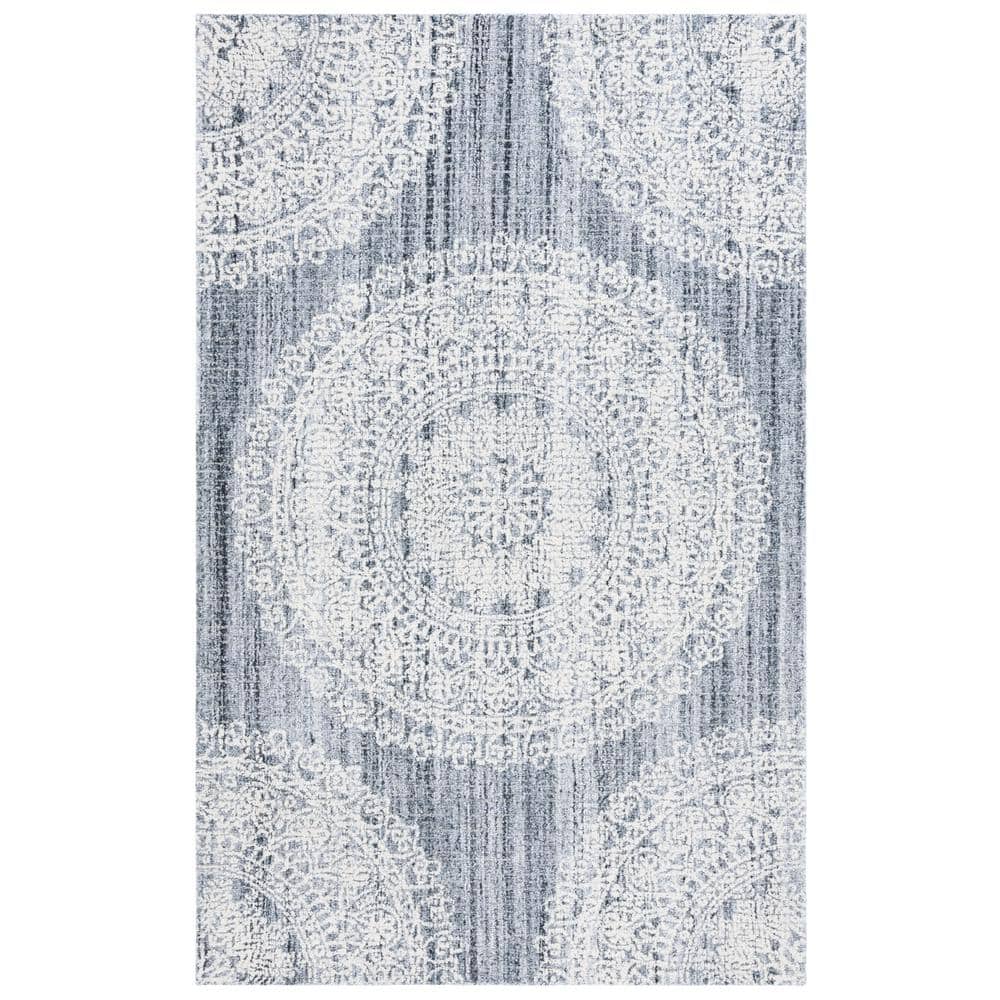 Ebony Gray/Ivory 8 ft. x 10 ft. Oriental Area Rug price history on PriceWatchPro