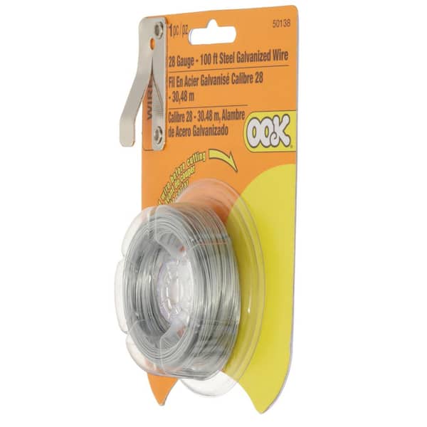 Reviews for OOK 100 ft. 5 lb. 28-Gauge Galvanized Steel Wire