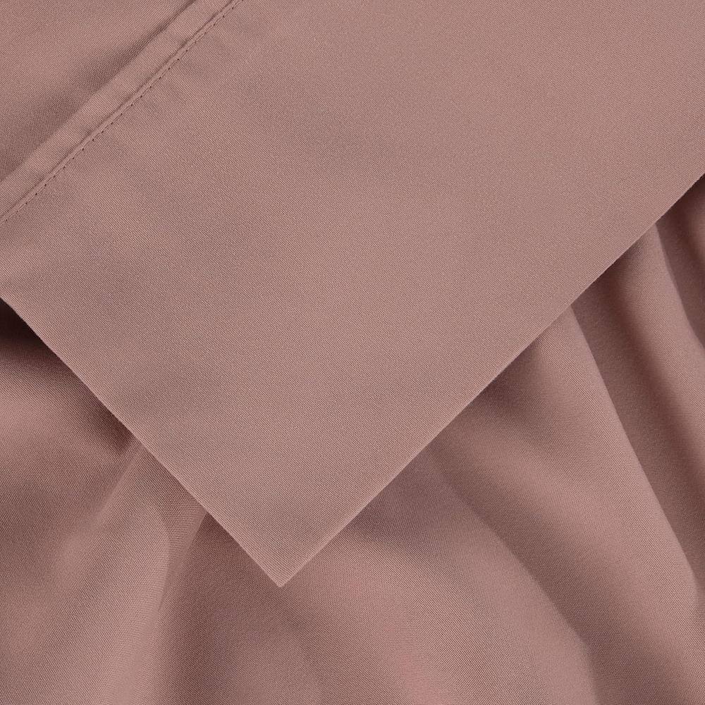 Blush Twin Polyester Sheet Set with Pillowcase