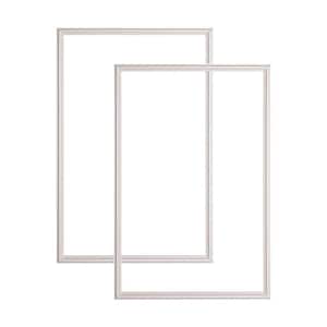 Trim Fast 9/16 in. D x 23-5/8 in. W x 35-7/16 in. L Primed Polystyrene Picture Frame Corner With Adhesive Back (2-Pack)