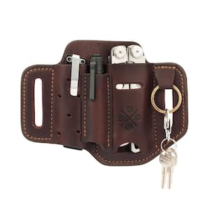 Heavy-Duty CARRY Organizer Chestnut Depot - Leather EVERYDAY Tool 1791 The and 8.7 Full-Grain XL Home Large WEBHDESLFCHNA in.