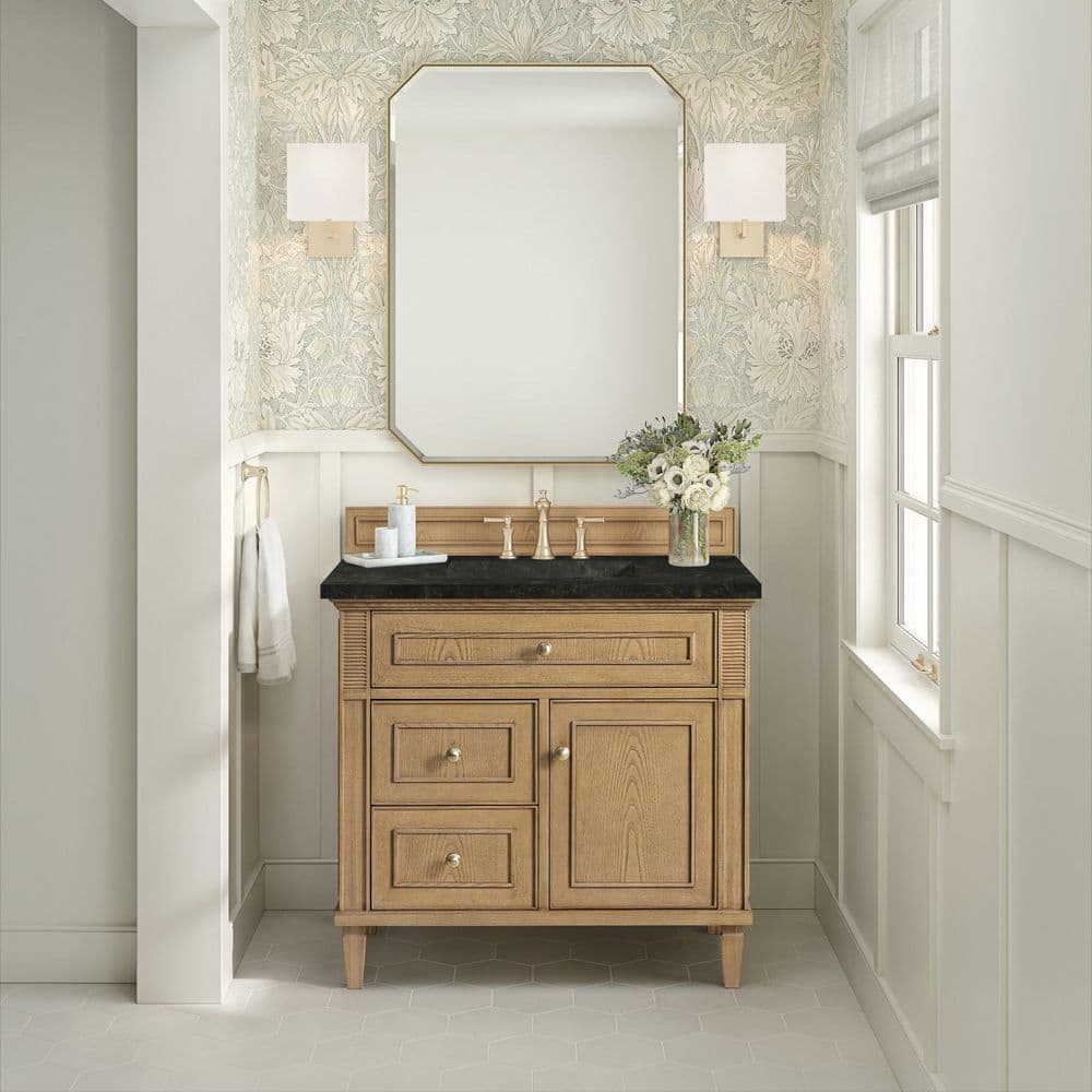Lorelai 36.0 in. Single Bath Vanity in Light Natural Oak with Phantome Engineered Composite Top price history on PriceWatchPro
