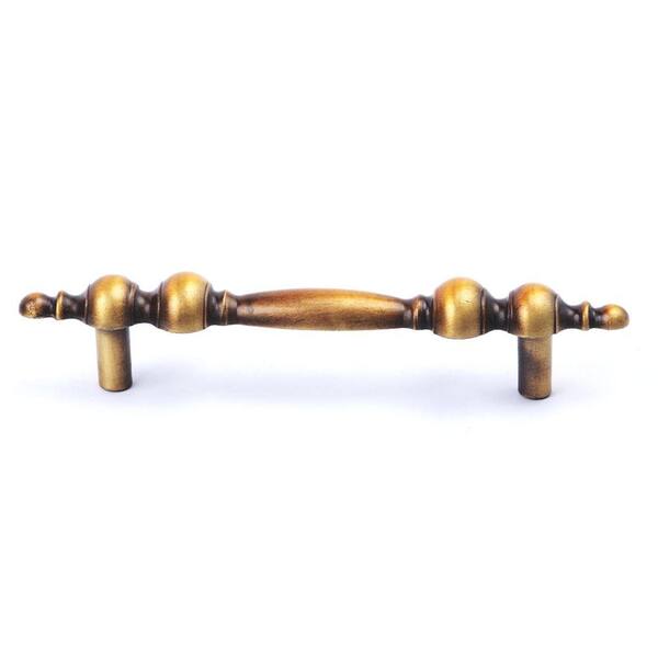Rish 2.99 in. European Brass Cabinet Hardware Center-to-Center Pull-DISCONTINUED