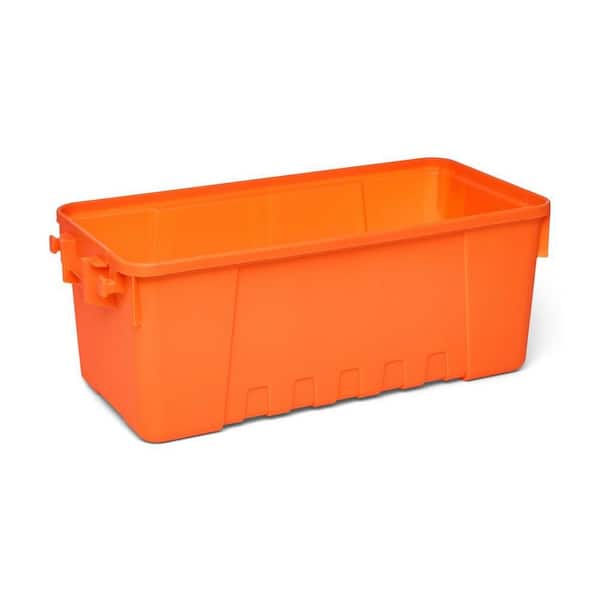 Plano 17-Gal. Storage Box in Blaze Orange PLAT17BOE - The Home Depot