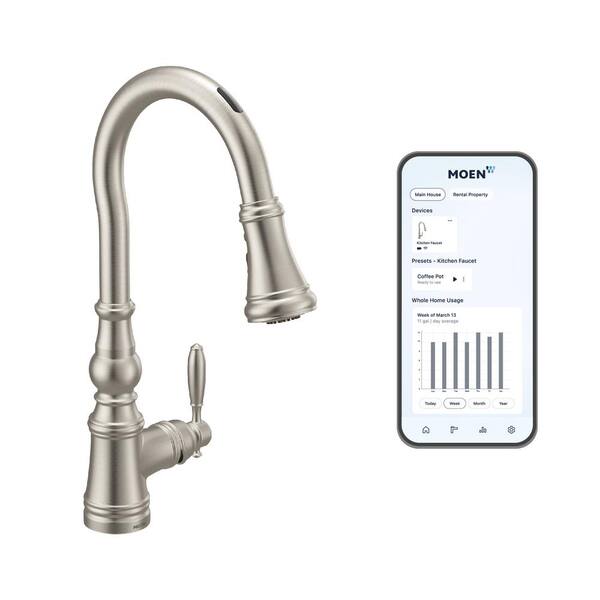 Moen kitchen faucets home depot