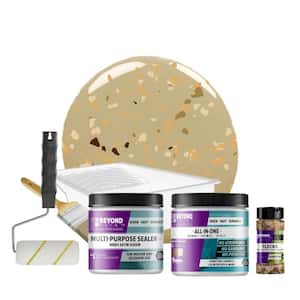 1 pt. Linen Multi-Surface All-in-One Countertop Makeover Refinishing Kit