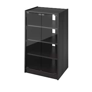 Media Tower Entertainment Console Unit Audio Rack Shelves Stereo Stand Storage for sale online 