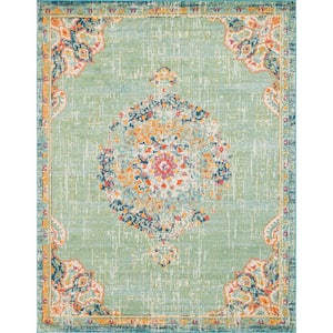 Penrose Alexis Green 8 ft. x 10 ft. Area Rug