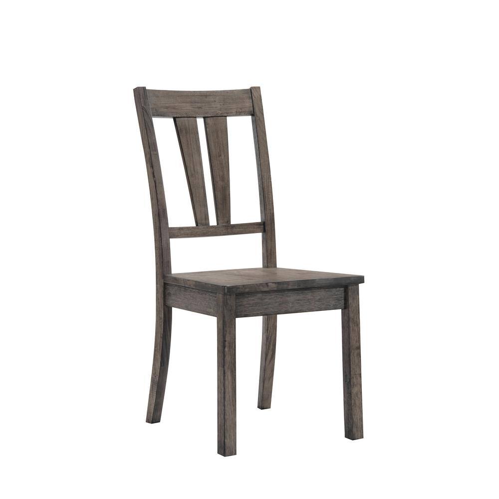 Grayson Gray Oak 5-Piece Extendable Dining Set with 4 Chairs