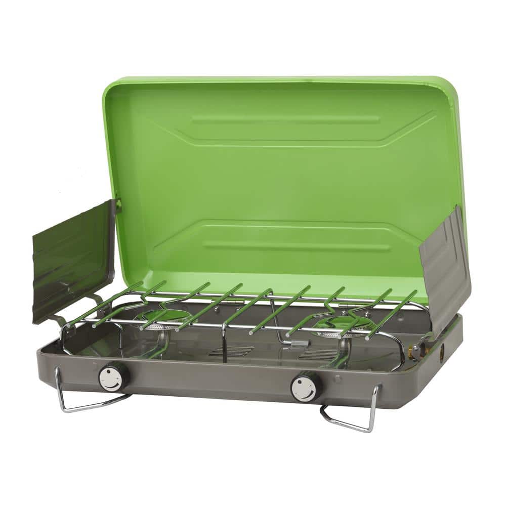 3 Burner High Output Portable Table Top Propane Camping Stove and Grill