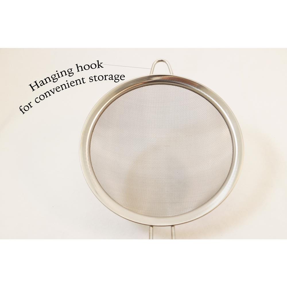 Gold Plated Stainless Steel Mesh Strainers Set of 3