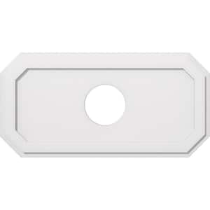 36 in. W x 18 in. H x 7 in. ID x 1 in. P Emerald Architectural Grade PVC Contemporary Ceiling Medallion