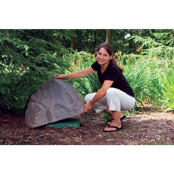 Dekorra - 30 in. L x 23 in. W x 18 in. H Small/Medium Plastic Cover in Brown/Black