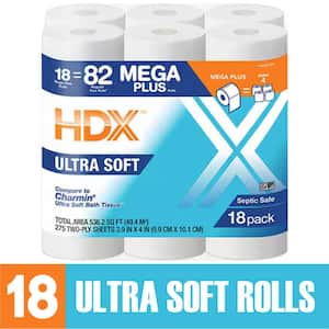 Ultra-Soft Toilet Paper (18-Rolls, 275-Sheets)