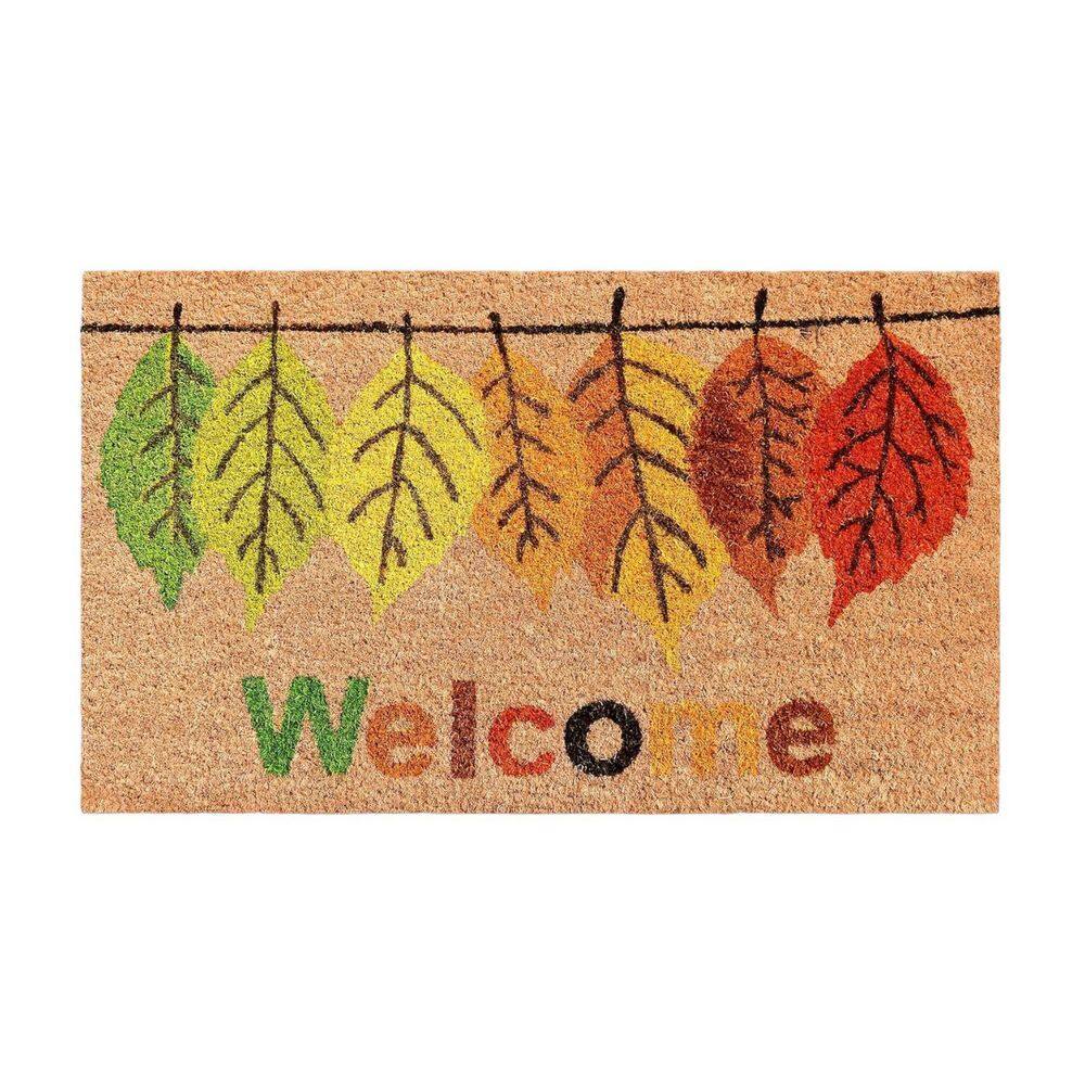 Multi-Colored 36 in. x 24 in. Coir Outdoor Door Mat price history on PriceWatchPro