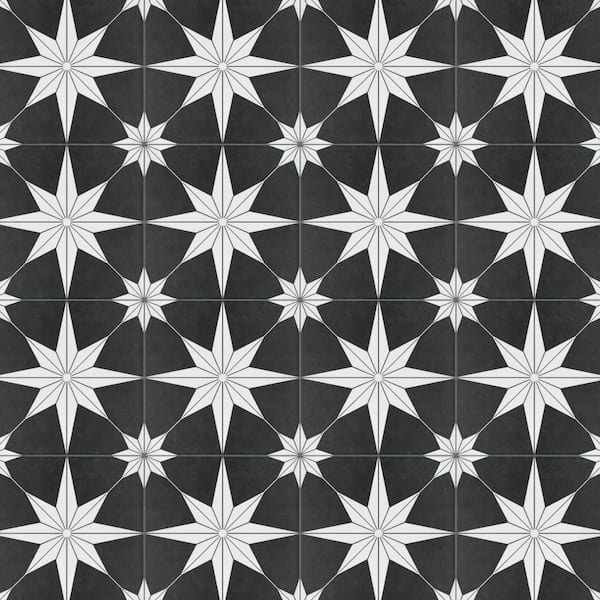 Stella Night 10 in. x 10 in. Porcelain Floor and Wall Tile (8.61 sq. ft./Case)