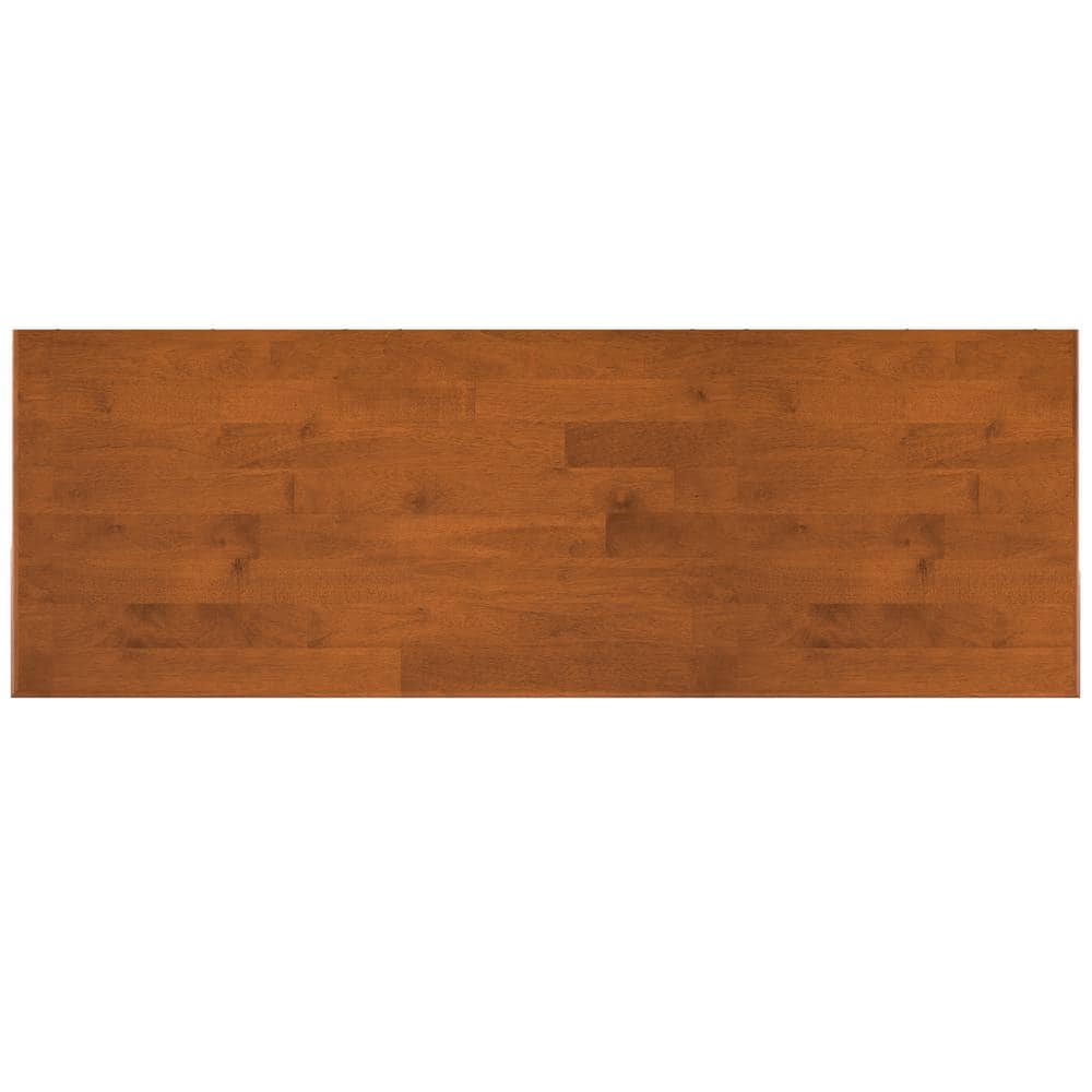 Teak Brown Solid Hardwood Mid Century Modern Sideboard Buffet