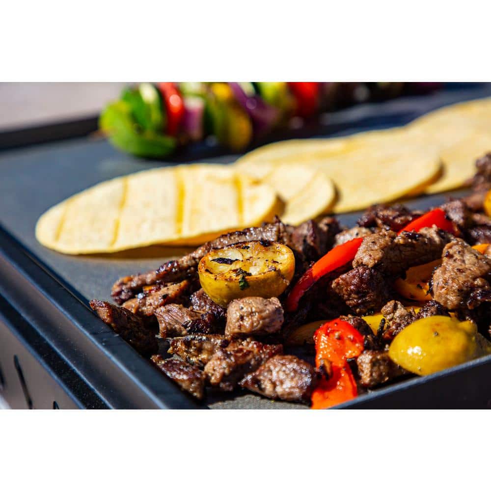 Stainless Steel 2-Burner Portable Outdoor Gas Griddle