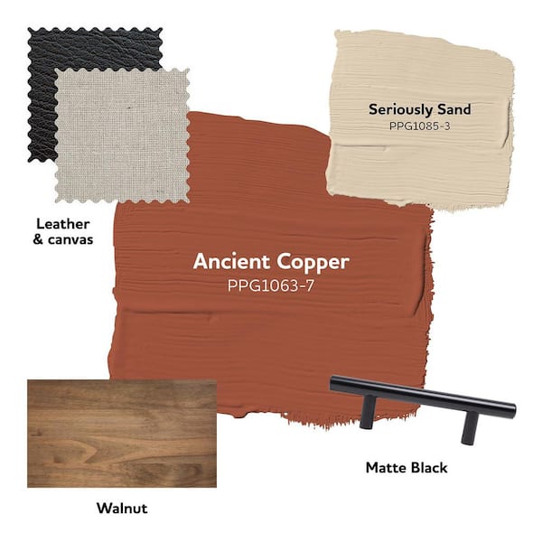 Glidden 1 qt. PPG1063-7 Ancient Copper Satin Door, Trim and
