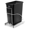 Home Zone Living 7.7 Gal. Slim Pull Out Kitchen Trash Can with In-Cabinet Design VK40264U