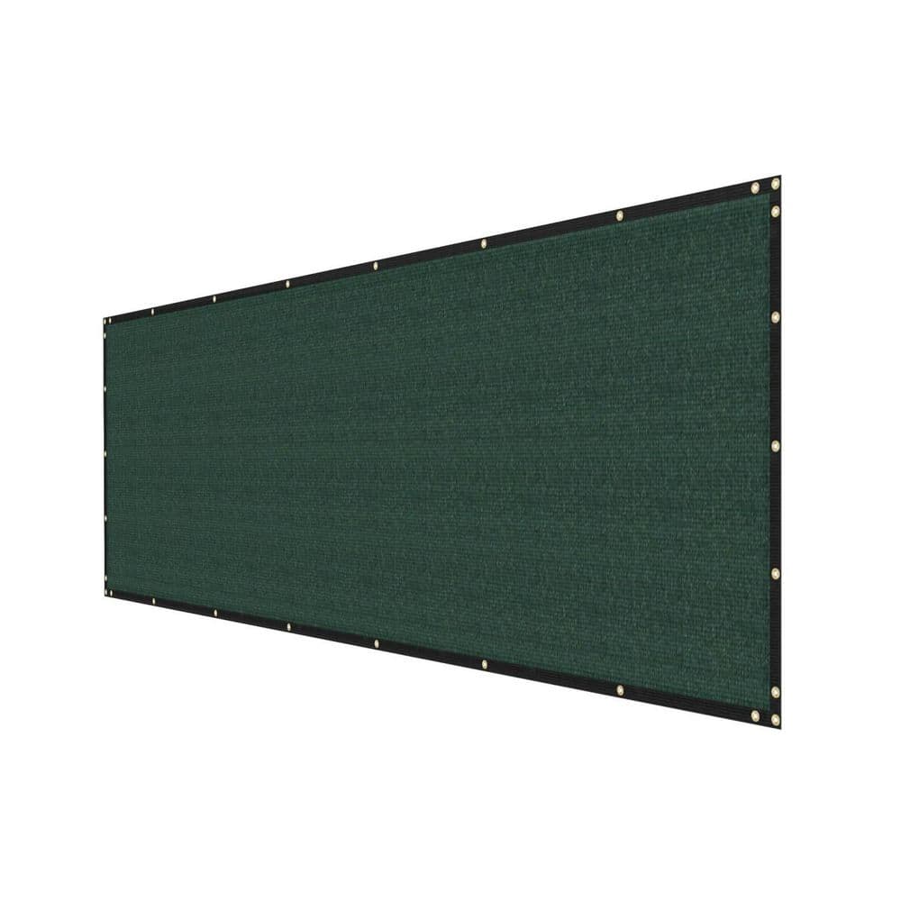 6 ft. x 50 ft. Green Polyethylene Privacy Fence Screen
