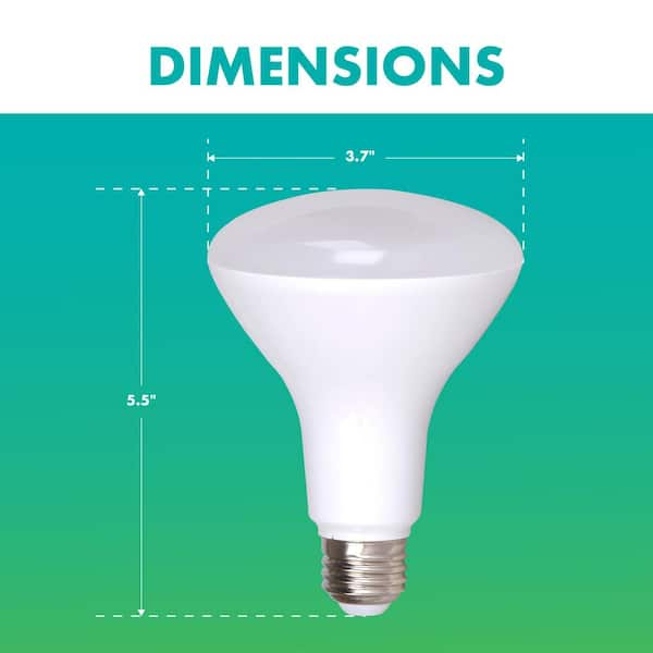 BRAND NEW 1 Case cheapest of 24 Dimable LEDone BR30 Bulb, 13.5 Watt, replaces 75watt bulb