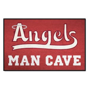 Los Angeles Angels Man Cave Starter Mat Accent Rug - 19in. x 30in.