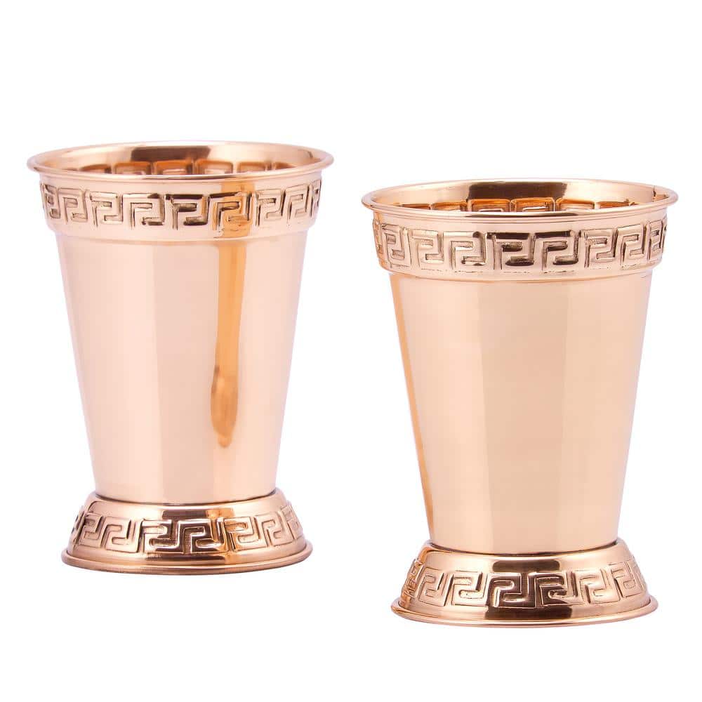 Old Dutch 12 oz. Mint Julep Cup in Solid Copper (Set of 2) 1401 - The Home  Depot