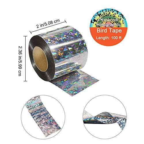 Red and Silver Bird Scare Tape (290' Foot Roll) for sale