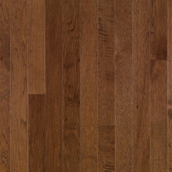 Bruce Plymouth Brown Hickory 3/4 in. Thick x 3-1/4 in. Wide x Varying Length Solid Hardwood Flooring (22 sqft / case)