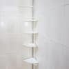 Vobor 4 Layer White Bathroom Shower Shelf Corner Organizer Shower Caddy  with 4 Shelves, White