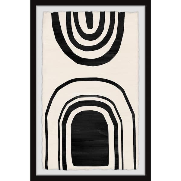 Unbranded "Tunnel of Uncertainty" by Marmont Hill Framed Abstract Art Print 36 in. x 24 in.