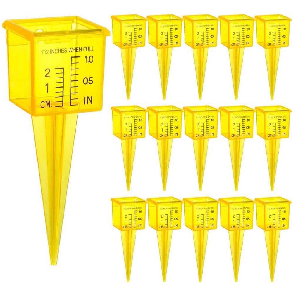 15 Pack Rain Gauge, 1.5 in. Sprinkler Gauge with Wide Mouth, Outdoor Water Measuring Tool for Lawn, Garden, Yard price history on PriceWatchPro