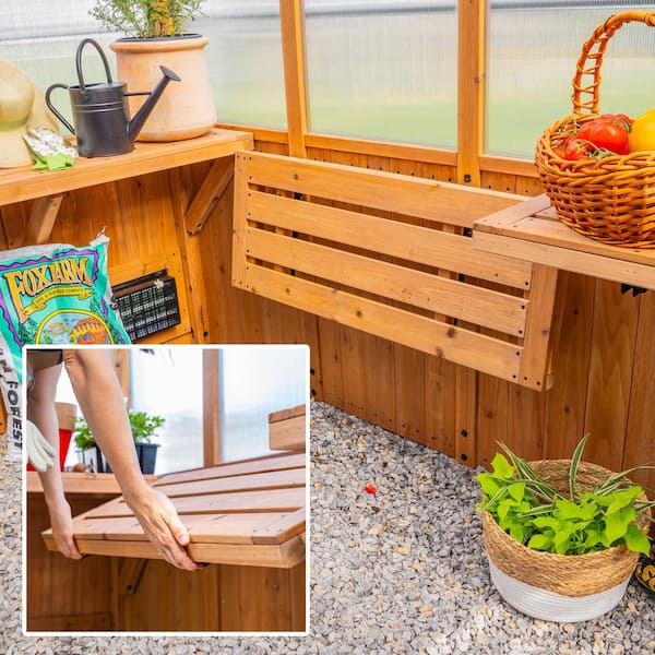 Backyard Discovery Zalie 12 ft. x 7 ft. x 7 ft. 2 in. All Cedar