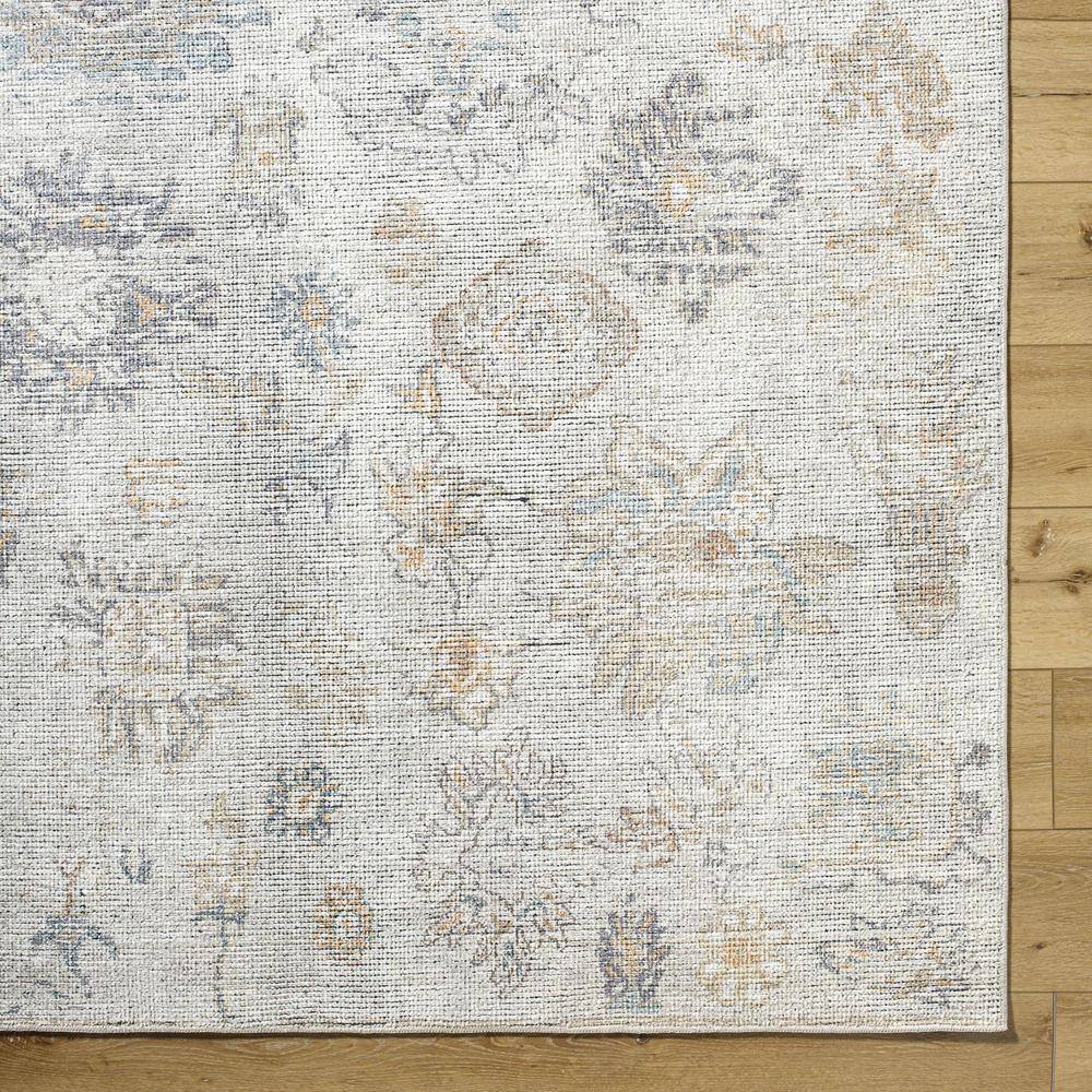 Olympic Light Gray Hand-Knotted Synthetic Area Rug