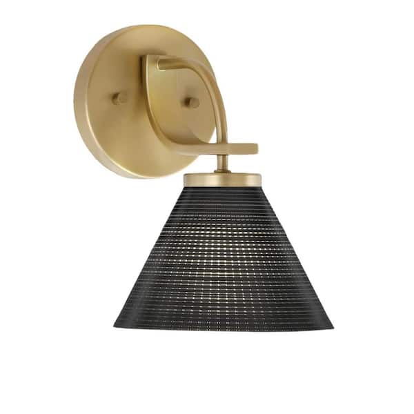 Olympia 1-Light New Age Brass Wall Sconce