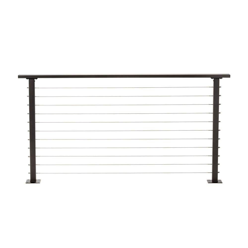 6 ft. Deck Cable Railing, 36 in. Base Mount in Bronze price history on PriceWatchPro