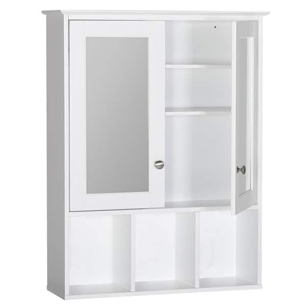 Veikous 23 6 In W Oversized Bathroom, Bathroom Wall Mounted Cabinets With Lights