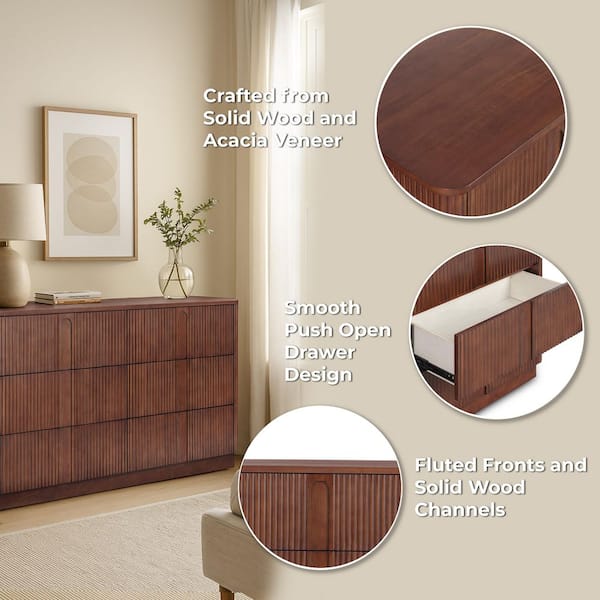 white christmas dresses Marwar Loft Dresser — Open Shelf — 55″ (Lightwash) – Urbis Concepts main image 1