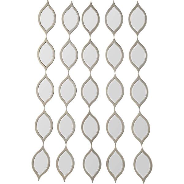 Renwil Vinte 41 in. x 4.25 in. Framed Wall Mirror