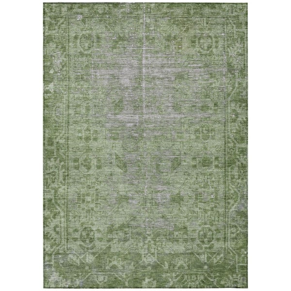 Addison Rugs Chantille Machine Washable Indoor/Outdoor Abstract ACN1228 Fern 8 ft. x 10 ft. Area Rug