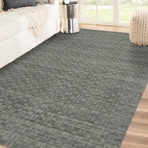 Houston 8 ft. X 10 ft. Gray Geometric Area Rug